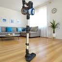 Aspirateur Sans Fil 150W Bleu avec Brosse LED