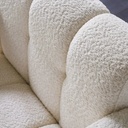 Fauteuil Aura en Tissu Bouclette