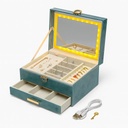 Boîte à Bijoux LED Vert Émeraude – Luxe & Organisation