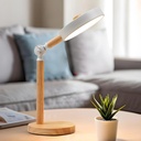 Lampe de Bureau LED en Bois