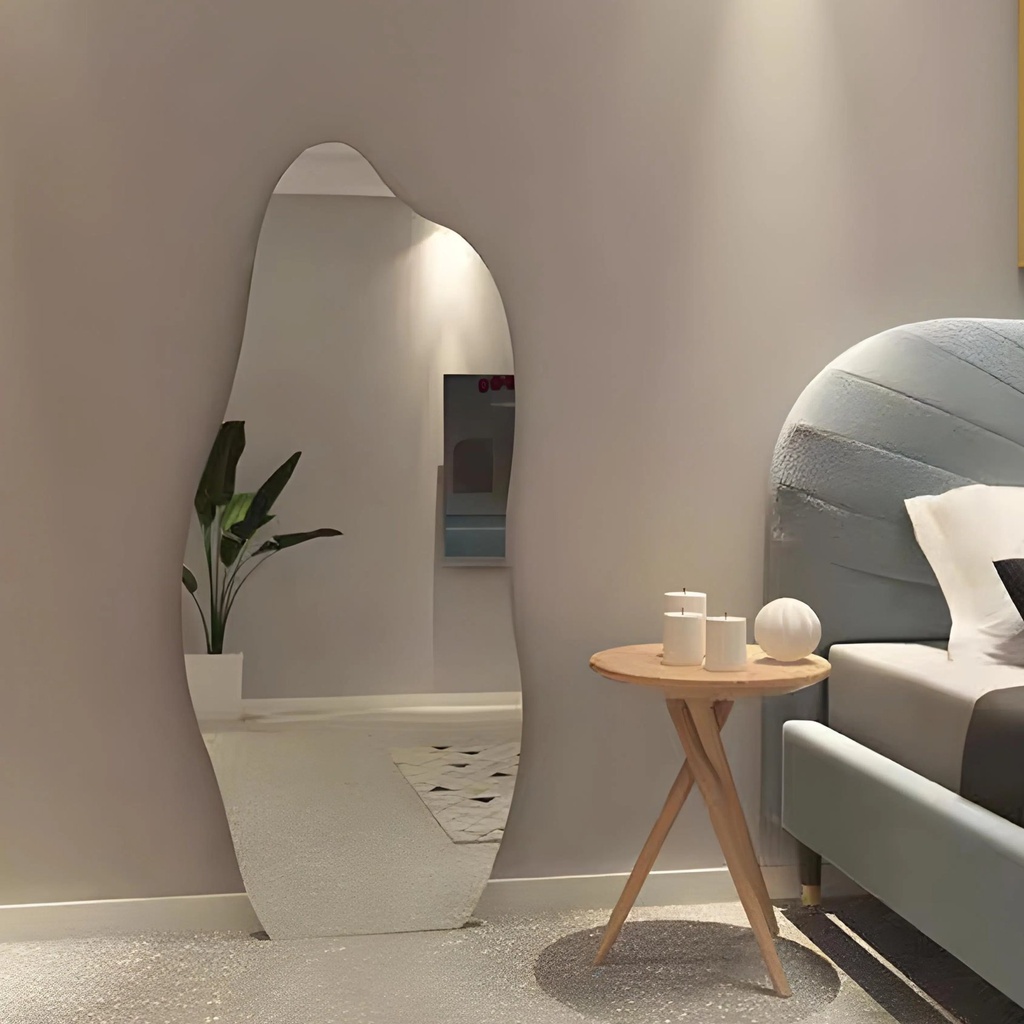 Miroir Nirvana 160x65 cm – Forme Organique Sans Cadre