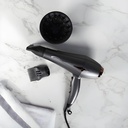 Seche-cheveux pro gris fonce – 2200 W puissance elevee