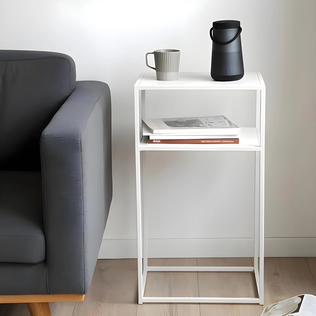 Table d’Appoint Venice – Blanc