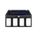 Lampe Murale Solaire 4 Lampes avec Détecteur de Mouvement