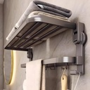 Etagere Murale Sans Perçage 2-en-1