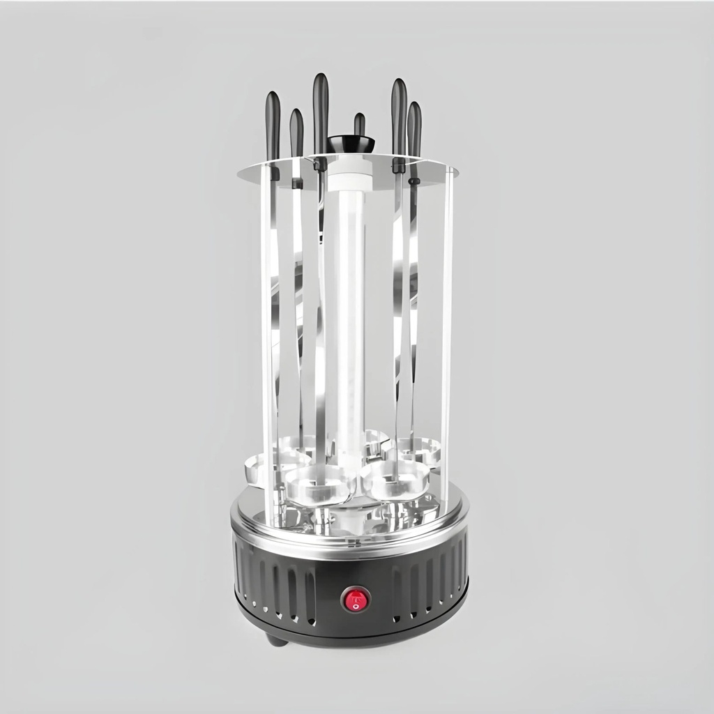 Barbecue Électrique Vertical DSP 1000W – 6 Broches