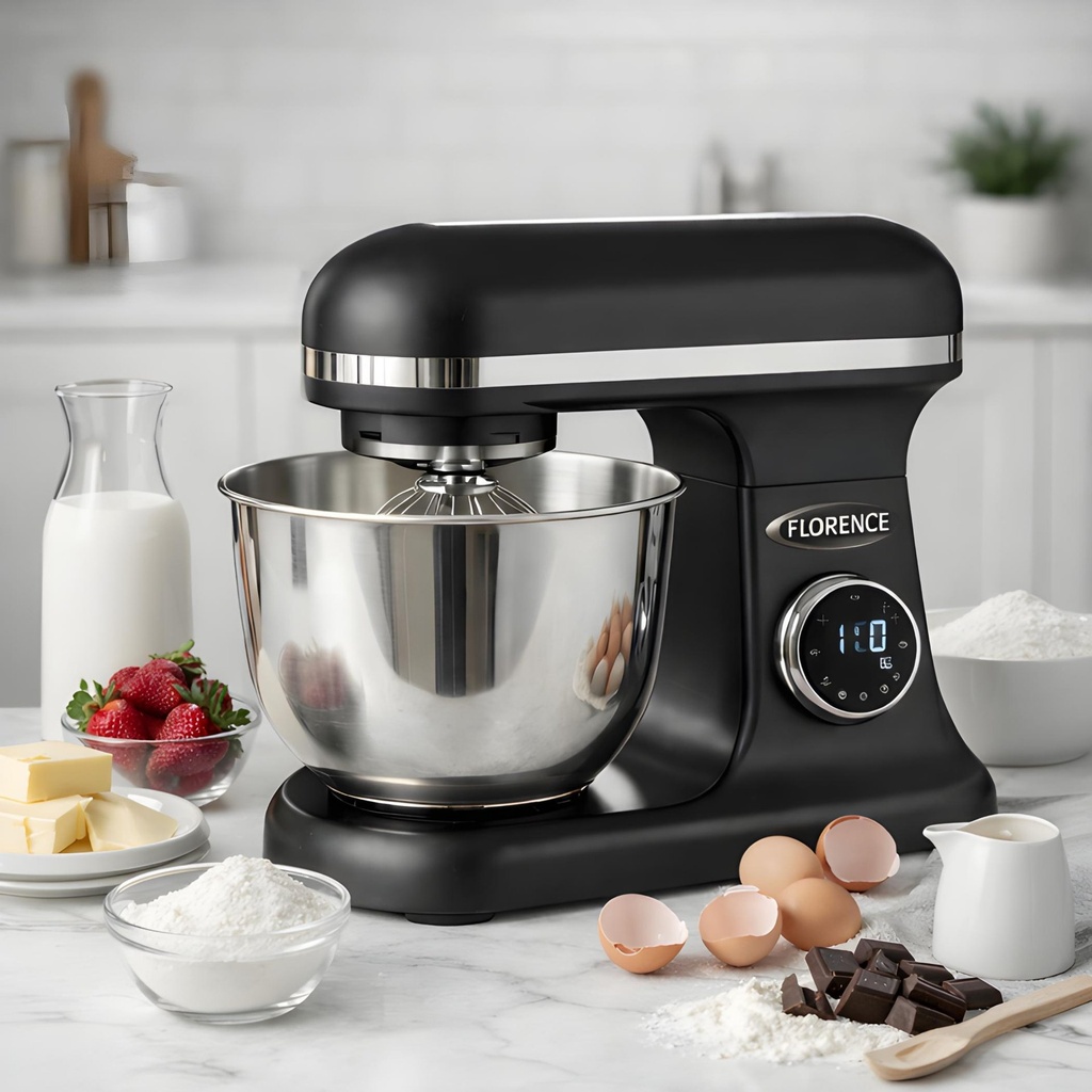 Robot Patissier FLORENCE 7L Noir – 2000W – Écran Digital