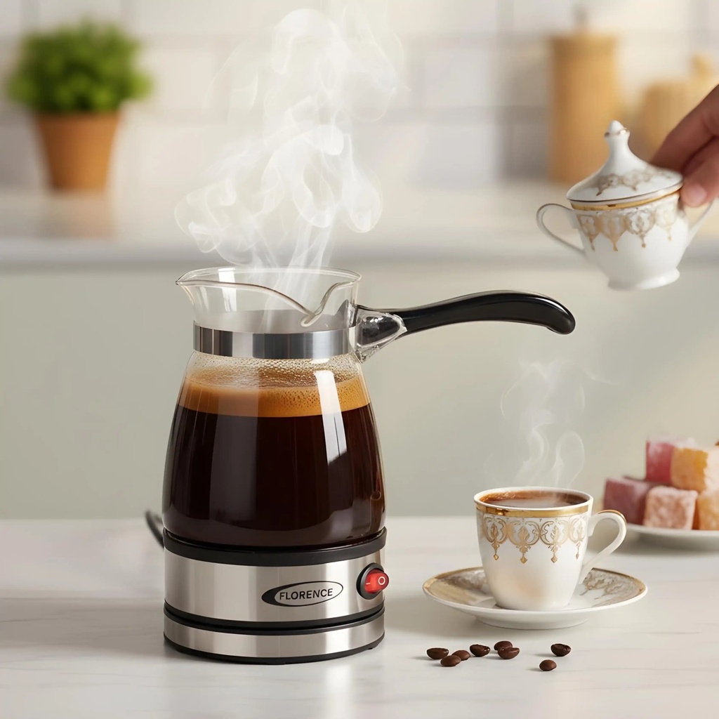 Cafetière Électrique FLORENCE 500 ml – Noir