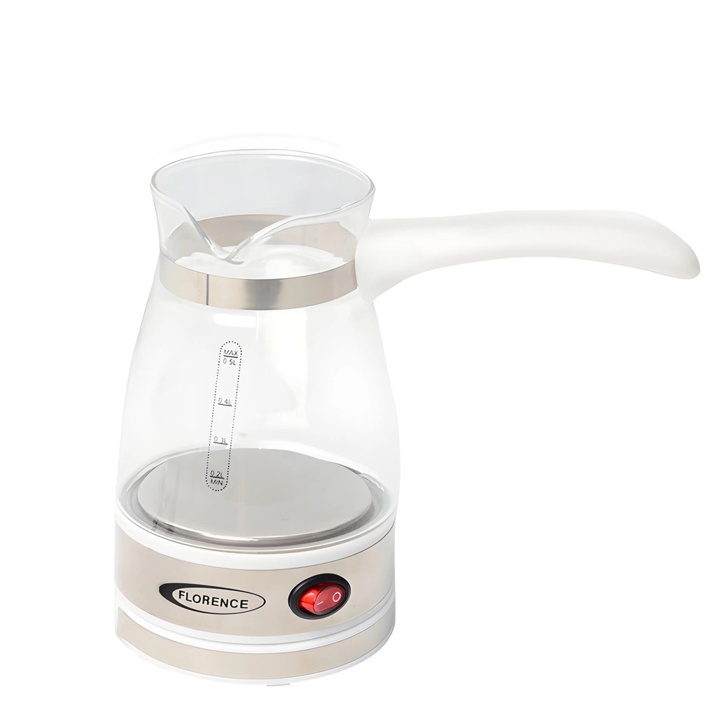 Cafetière Électrique FLORENCE 500 ml – Blanc