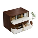 Boîte de Rangement Cosmétique avec Miroir