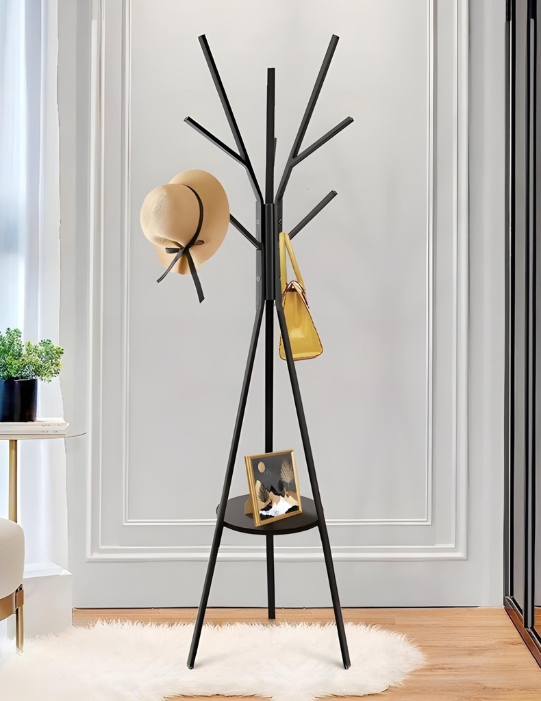 Porte manteaux Arbre Noir