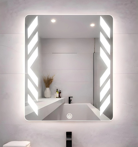 [AZR-8060] Miroir AZURA LED Touch – 80 × 60 cm