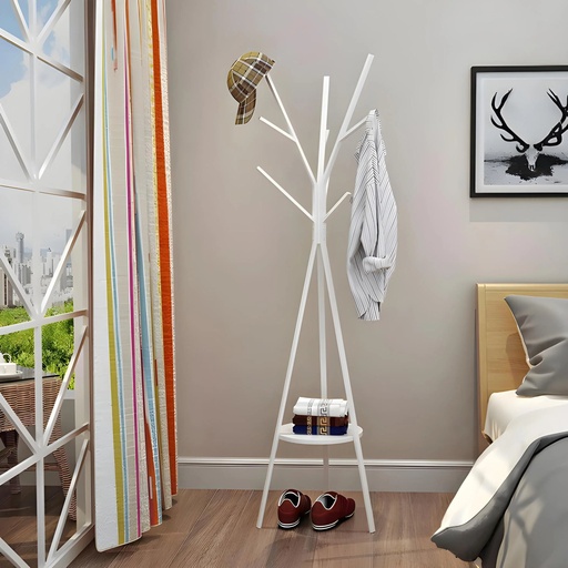 [SW-2443-TQIWN] Porte manteaux Arbre Blanc