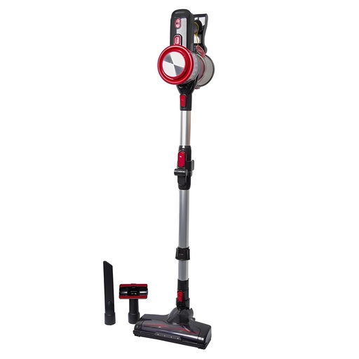 [HJC-2208R] Aspirateur Sans Fil 150W Rouge avec Brosse LED
