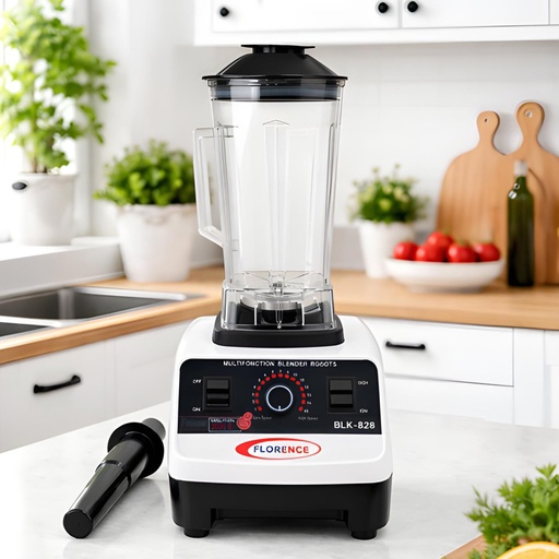 [FL-MR202-WH] Blender Robuste Florence Haute Performance 4800W – Blanc
