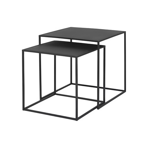 [SW-2443-DM6RQ] Ensemble Table Basse FERA Noir