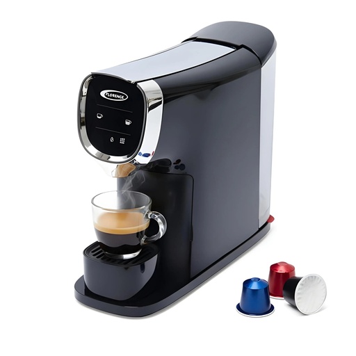 [TH-C285B] Machine a Cafe à Capsules 1200 W – Florence Noir
