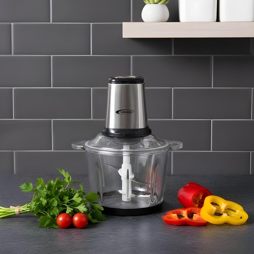 [FL-HK326-3L-700W] Hachoir Multifonctions FLORENCE HK-326 – 700W – Bol en Verre 3L