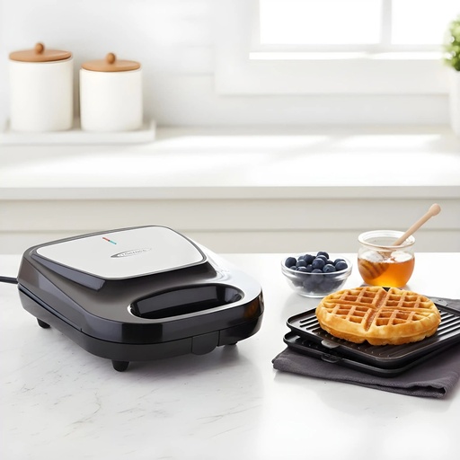 [HK465-BLK] Sandwich Maker Multicook FLORENCE 3 en 1 – Noir
