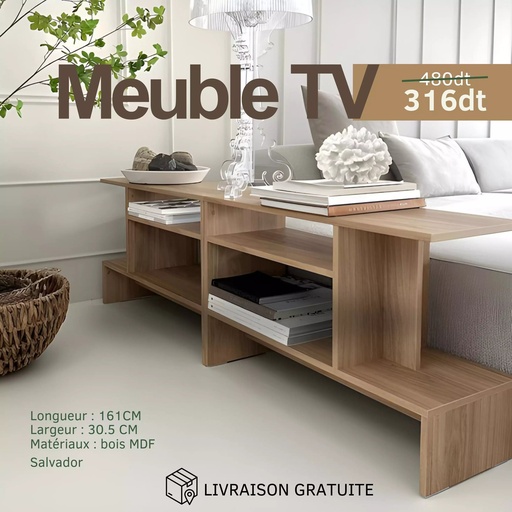 [SW-2443-NTAKT] Meuble TV Salvador