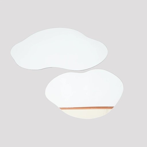 [TH-MIR-ORG] Miroir Duo Organique Sans Cadre