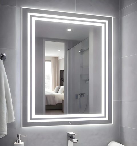 [NEX-8060] Miroir NEXA LED Touch – 80 × 60 cm