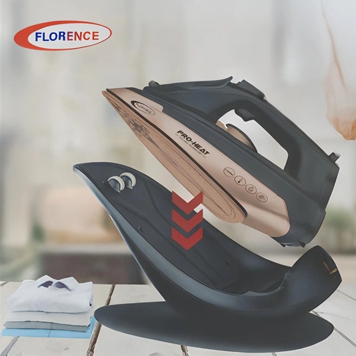[HK425] Fer a Vapeur Electrique 1800W Avec Support - Florence